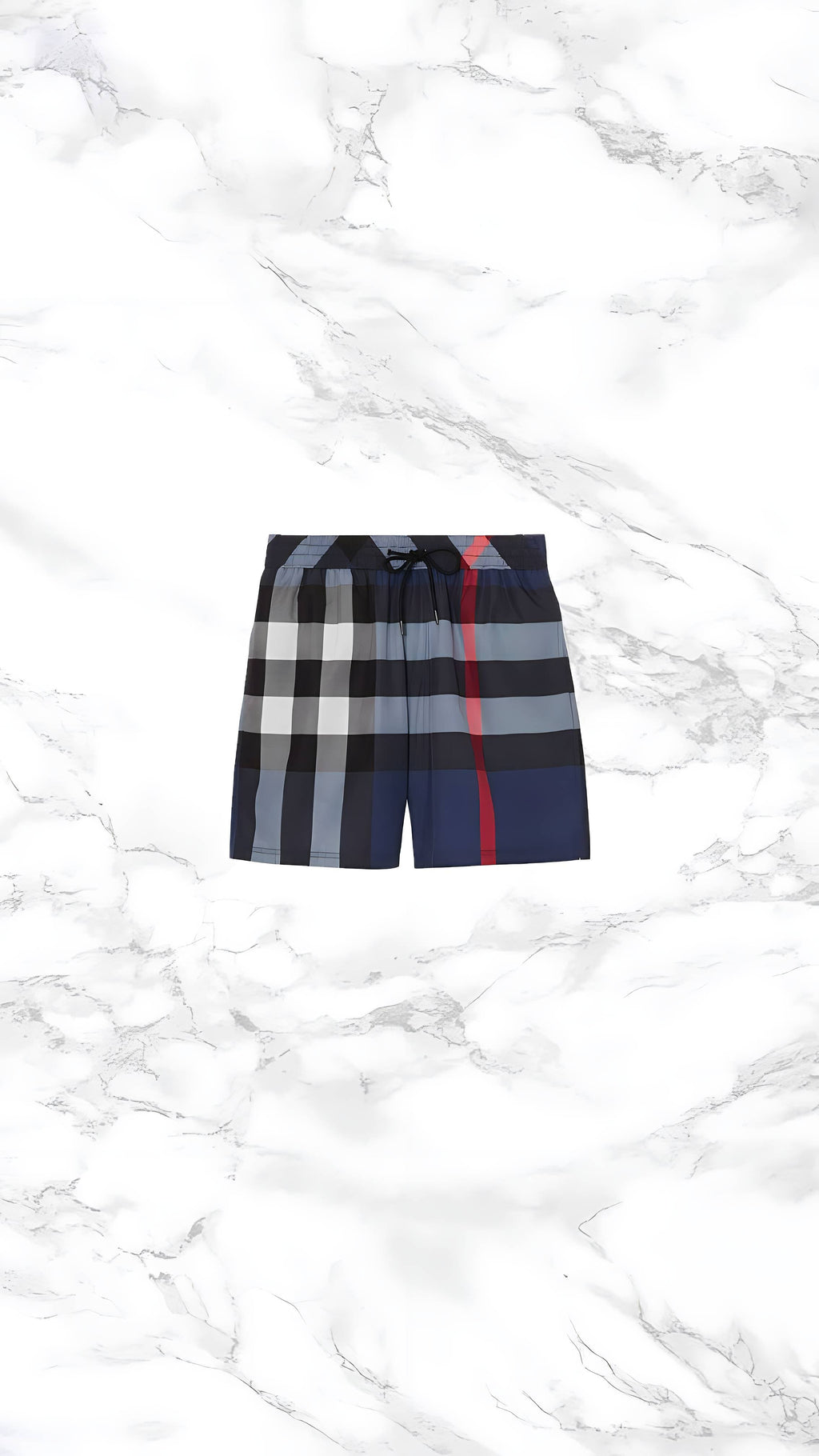 Short burberry la meilleure qualité 🥇 en beige et bleu