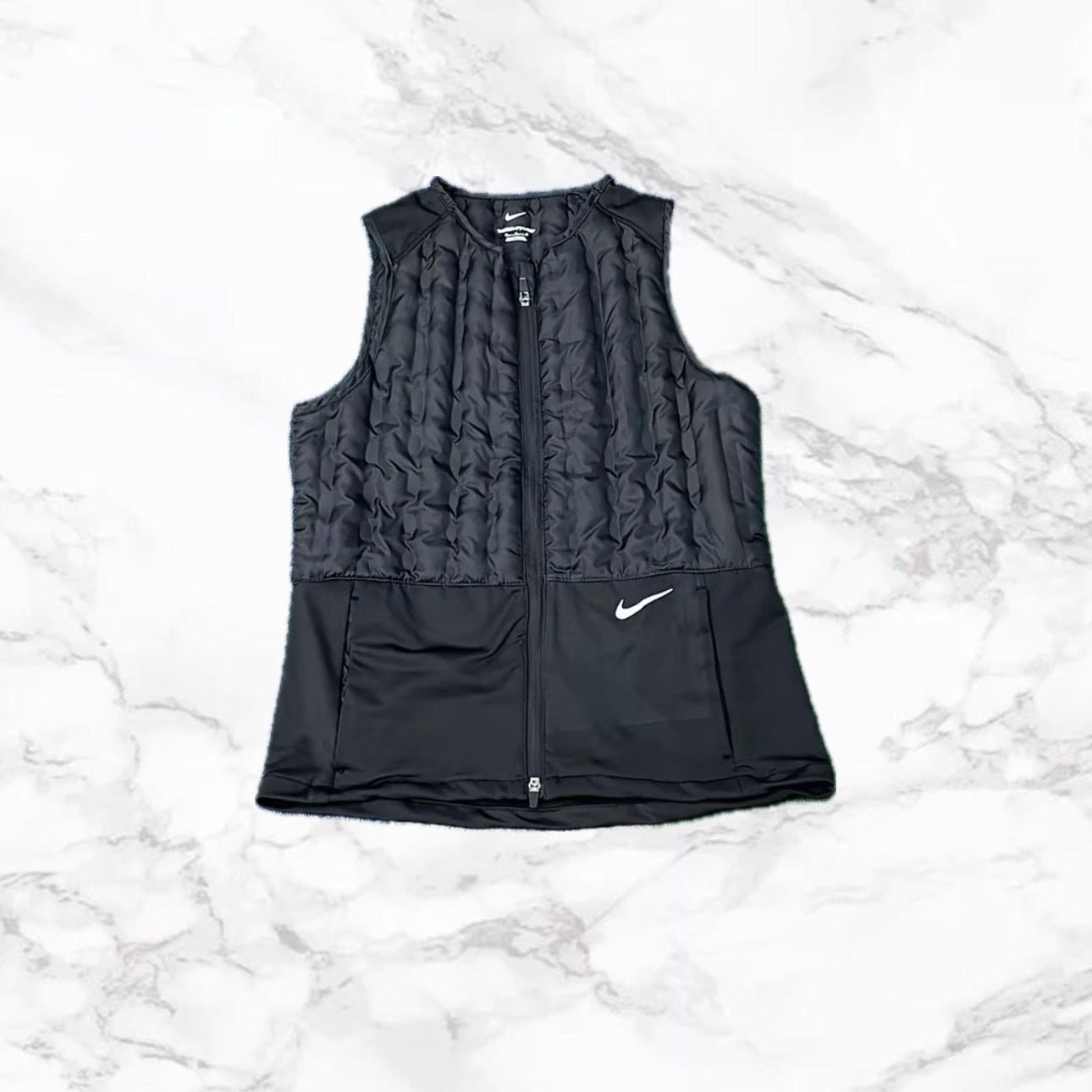 GILET NIKE THERMA FIT NOIR | VERT