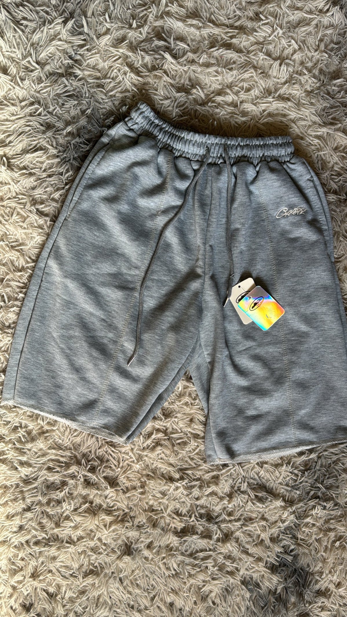 SHORT CORTEIZ GRIS | PREMIUM QUALITY 🥇