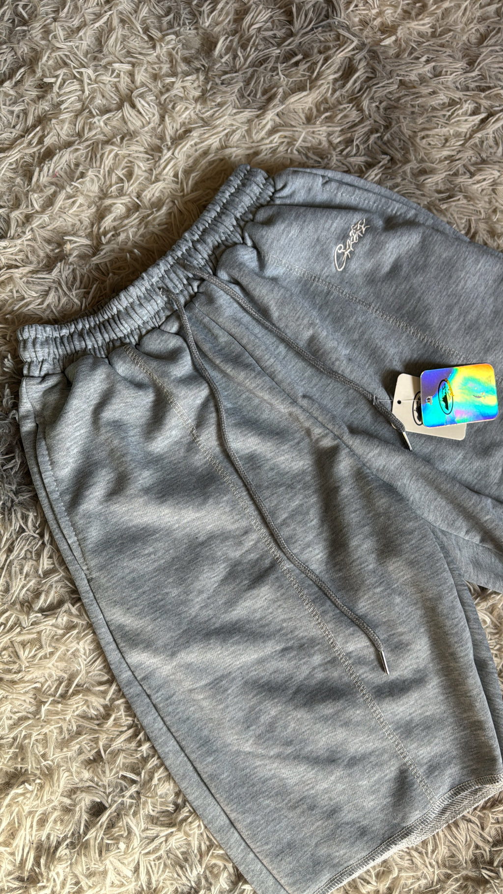 SHORT CORTEIZ GRIS | PREMIUM QUALITY 🥇