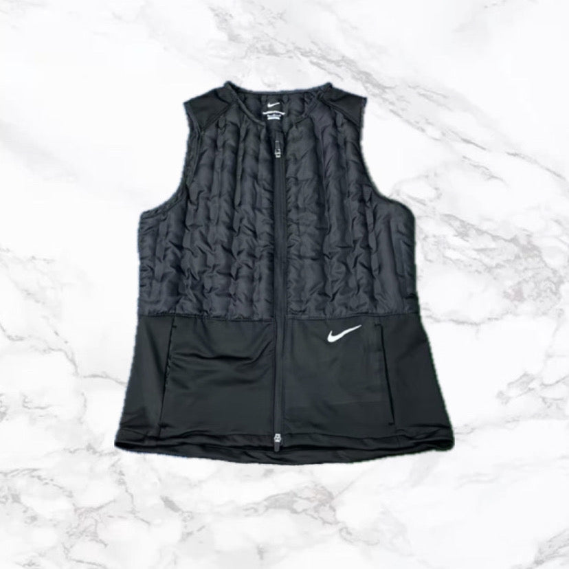 GILET THREMA FIT RUNNING VERT/NOIR